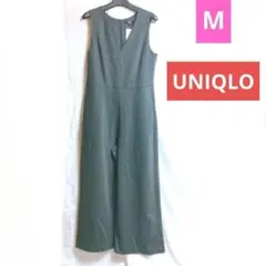 UNIQLO　ユニクロ　ジャンプスーツ　ダークグレー　M　サロペット　タグ付き