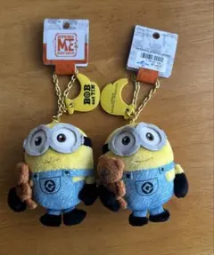 ミニオンマスコットキーチェーン（ボブ）2個セット