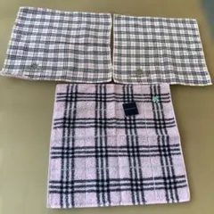 Burberry ハンカチ 3枚セット
