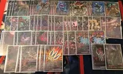 バディファイト　霊撃　デッキ　改造パーツ付き　ダークネスドラゴン　デスゲイズ