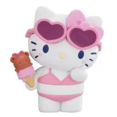 サンリオ みんなでプールフィギュア キティ ガチャガチャ