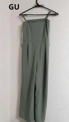 GU サロペット カットソーベアキャミソール サロペットパンツ