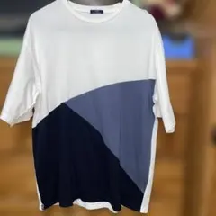 アーバンリサーチ ITEMS メンズ デザインTシャツ バイカラーのサムネイル