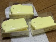 プリンでまんぷくしあわせプリン　ポムポムプリン30周年　テープカッター3個セット