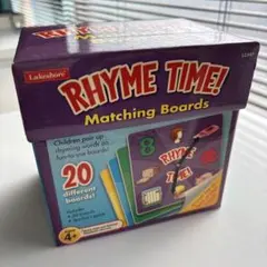 Lakeshore 英語教材 Rhyme Time! ライム学習ボード 20枚
