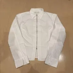 agnes b. ジップシャツブラウス