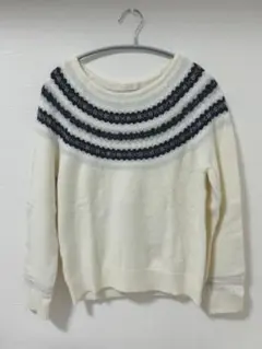 anysis セーター　ノルディック柄　フリーサイズ　未着用