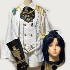 刀剣乱舞 二筋樋貞宗 コスプレ ウィッグ 完成品 カットセット済み