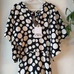 新品 ZARA Mサイズ ザラ ロングワンピース サロペット