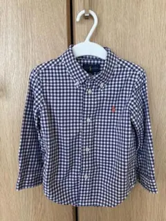 Ralph Lauren ネイビー チェックシャツ 24M