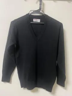 KANKO ブラック Vネック セーター M