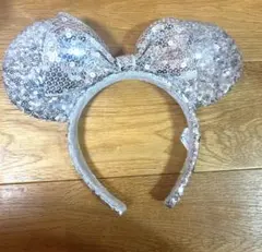東京ディズニーリゾート スパンコール カチューシャ シルバー