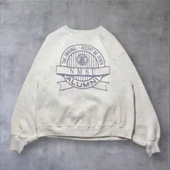 90s USA製 カレッジプリントスウェットシャツ ヴィンテージ 古着