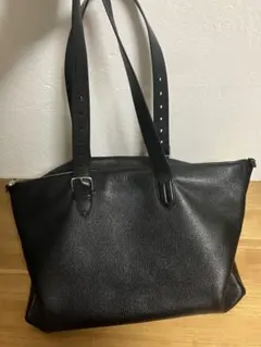 【最終値下げ】BALLY ブラックレザーバッグ