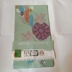 ゲリラ値下げ！新品未使用品 栗山吉三郎 仕立て上がり本麻名古屋帯