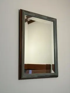 木製　壁掛け鏡　イタリア製