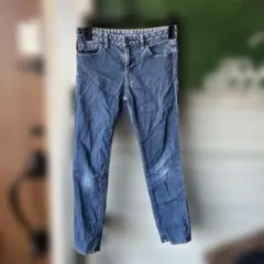 №32 GUデニムスキニーパンツS