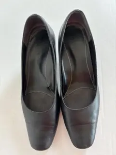 pitti 黒パンプス　冠婚葬祭　就活 23.5 EE