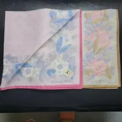 HANAe MORI 花柄ハンカチ 2枚セット