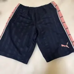 【廃盤品】PUMA ストライプ トラックパンツ ネイビー/ピンク