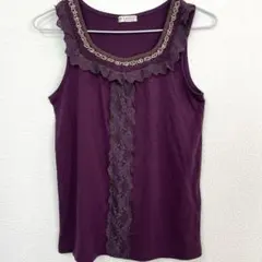 アクシーズファム　ビジュー　レース　タンクトップ　フェアリーグランジ