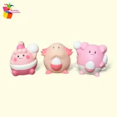 ポケモンキッズ（ピンプク、ラッキー、ハピナス）指人形 フィギュア