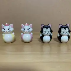 ディズニーキャラクター　マリーちゃん•フィガロ起き上がり小法師おまとめ