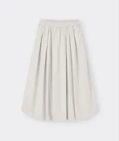 新品 GU バブルヘムミディスカートQ バルーンスカート ナチュラル Sサイズ