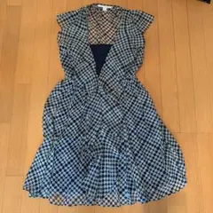 ダイアンフォンファステンバーグ花柄シルクワンピース