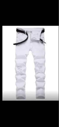 ダメージスキニー　デニム　ラッパードリルdrill us uk