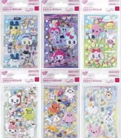 たまもりしーる 第2弾 バンダイ たまごっち 6種類リフィルセット