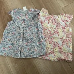 H&M 花柄トップス 92
