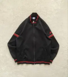 【希少✨】80s NIKE トラックジャケット ブラック×レッド 古着