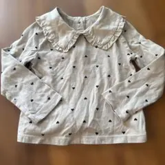 ベビーgap ハート柄　襟付き　ロンT