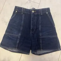 FREE'S MART ハイウエストバックレースショートデニム　リボン