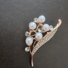 ブローチ パール スーツ 結婚式 セレモニー コサージュ