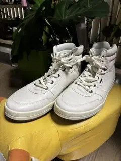 eccoエコー ハイカットレザースニーカー