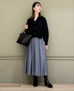 シアー　ギャザースカート