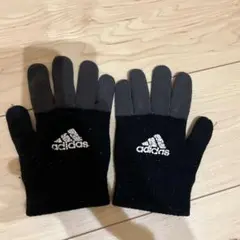 adidas 滑り止め付き手袋 黒