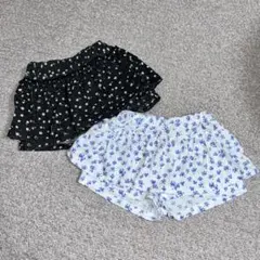 花柄ショートパンツ2点セット