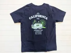 XＬ コカ CALIFORNIA プリント Tシャツ ネイビー