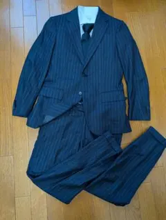 ユナイテッドアローズグリーンレーベル グアベロ社生地　ウールスーツ44