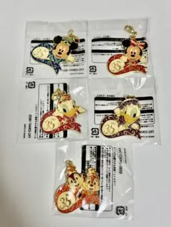 ディズニーランド☆ジャングルカーニバル 景品 ランド35周年チャームsetのサムネイル