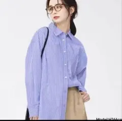 GU ストライプシャツ Sサイズ