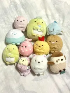 公*o様 すみっコぐらし　てのりぬいぐるみ　11個