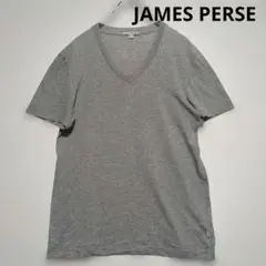 JAMES PERSE ジェームスパース グレー Vネック Tシャツ USA製のサムネイル