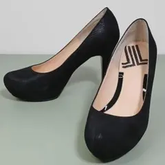 【未使用級】 LANVIN en Bleu パンプス ブラック 24cm