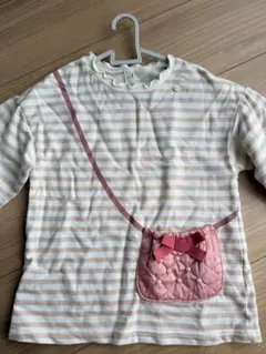 apres les coursポシェット付き長袖Tシャツ120のサムネイル