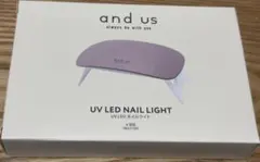 【未開封】and us UV LED ネイルライト 折りたたみ式のサムネイル