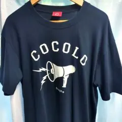 COCOLO BLAND 拡声器　メガホン　Tシャツ ネイビー　レゲエ